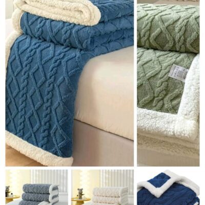 Sherpa/Fleece throw blankets